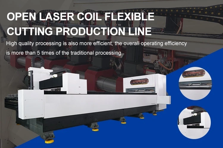 Coil Automatic Feed Laser Cutting Machine with Conveyor Cutting Platform