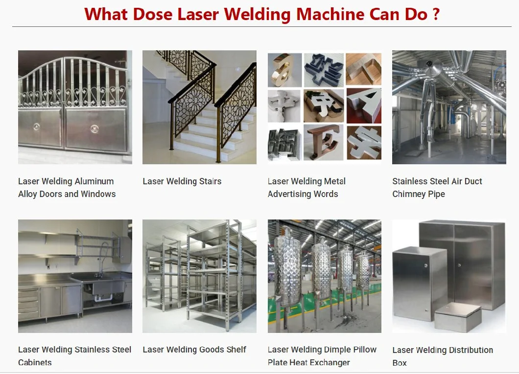 1000W 1500W 2000W 1kw Fiber Laser Hand Welder Portable Laser Welding Machine for Metal Stainless Steel Laser Welding