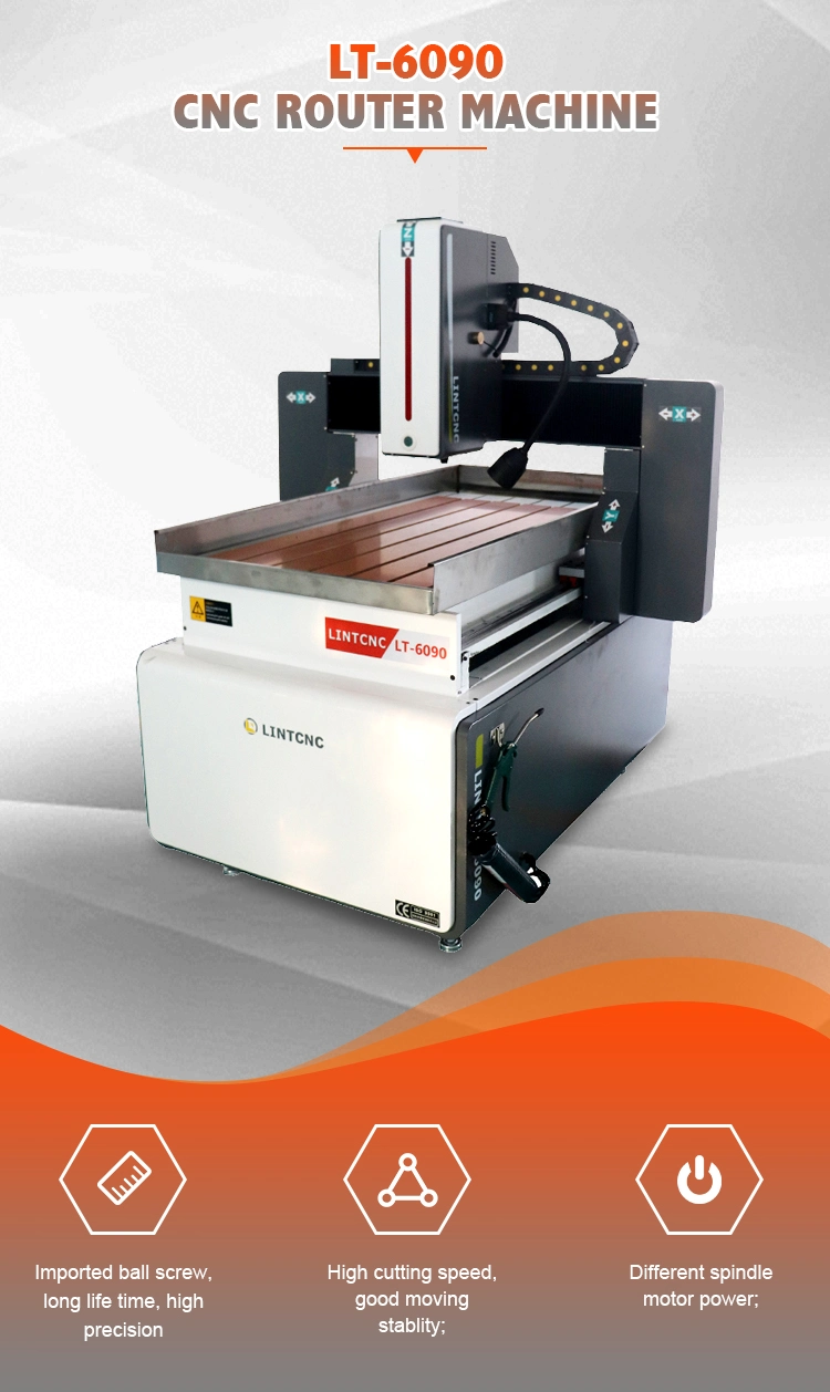 4axis USB Port Mini CNC 6090 2200W Spindle March3 Er20 Collet Metal Cutting Engraving Machine Wood Router with Limit Switch Mini CNC Router Grabado