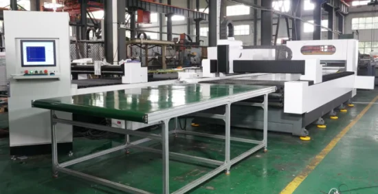 Coil Automatic Feed Laser Cutting Machine with Conveyor Cutting Platform
