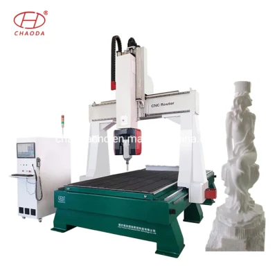 China 180 Degree Swing Head CNC Router for 3D Advertising